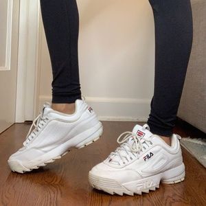 White Fila sneakers